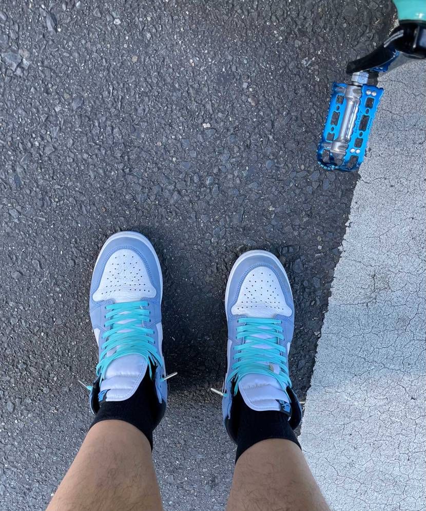 シューレース変えました。
個人的には気に入りました😊