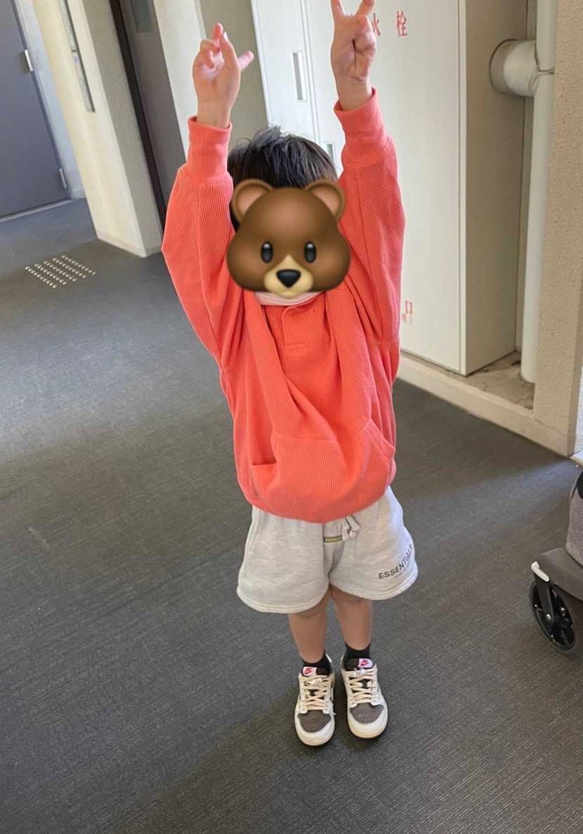 息子よ、好きな服と好きな靴を履けば良いよ🤣🤣