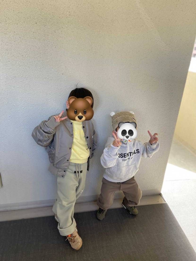 息子よ、好きな服と好きな靴を履けば良いよ🤣🤣