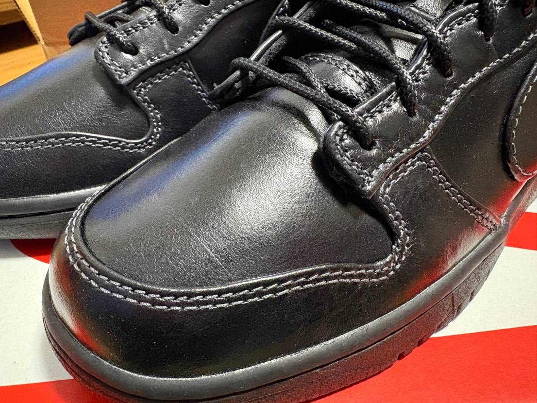 皮の質感が非常に良くて、今までのダンクとは確実に一線を画すよ