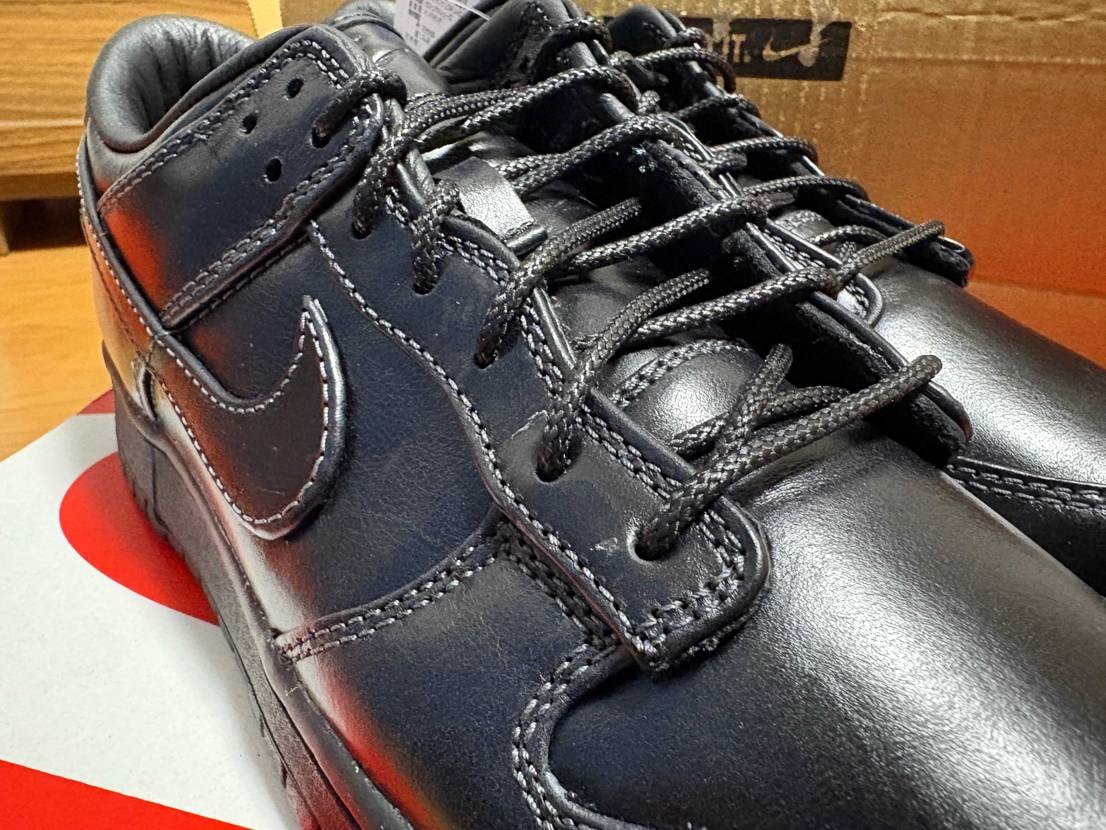 皮の質感が非常に良くて、今までのダンクとは確実に一線を画すよ