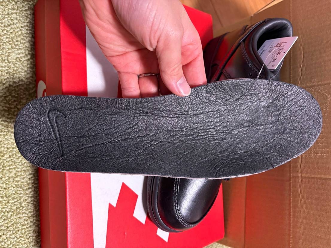 皮の質感が非常に良くて、今までのダンクとは確実に一線を画すよ