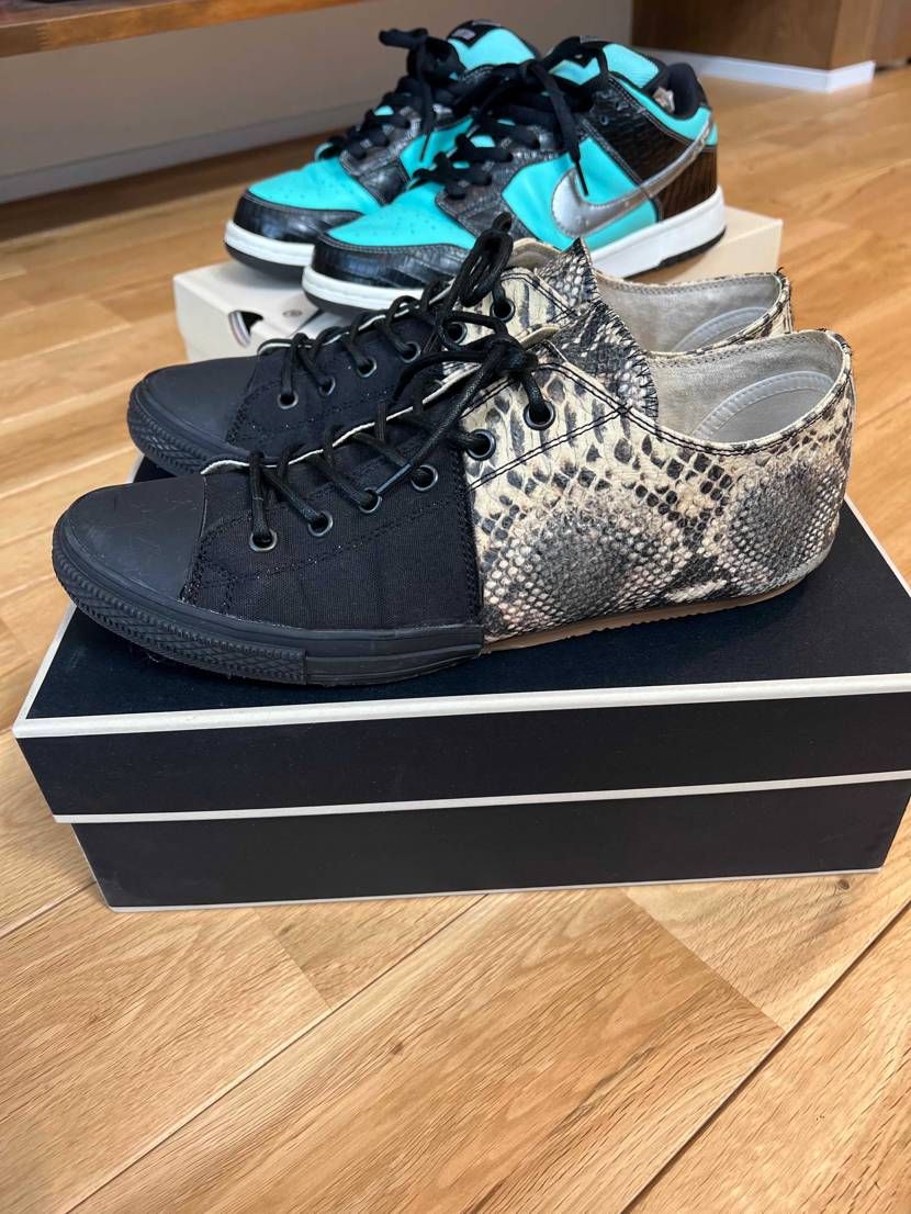 ミハラヤスヒロのハーフスニーカー👍
けっこう何にでも合わせやすくて、よく履いて