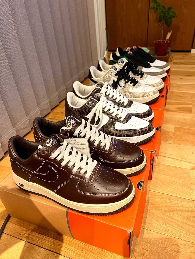 我が家のAF1の一部お気に入りたち！！
なんやかんやでAF1はやっぱ好きだな〜