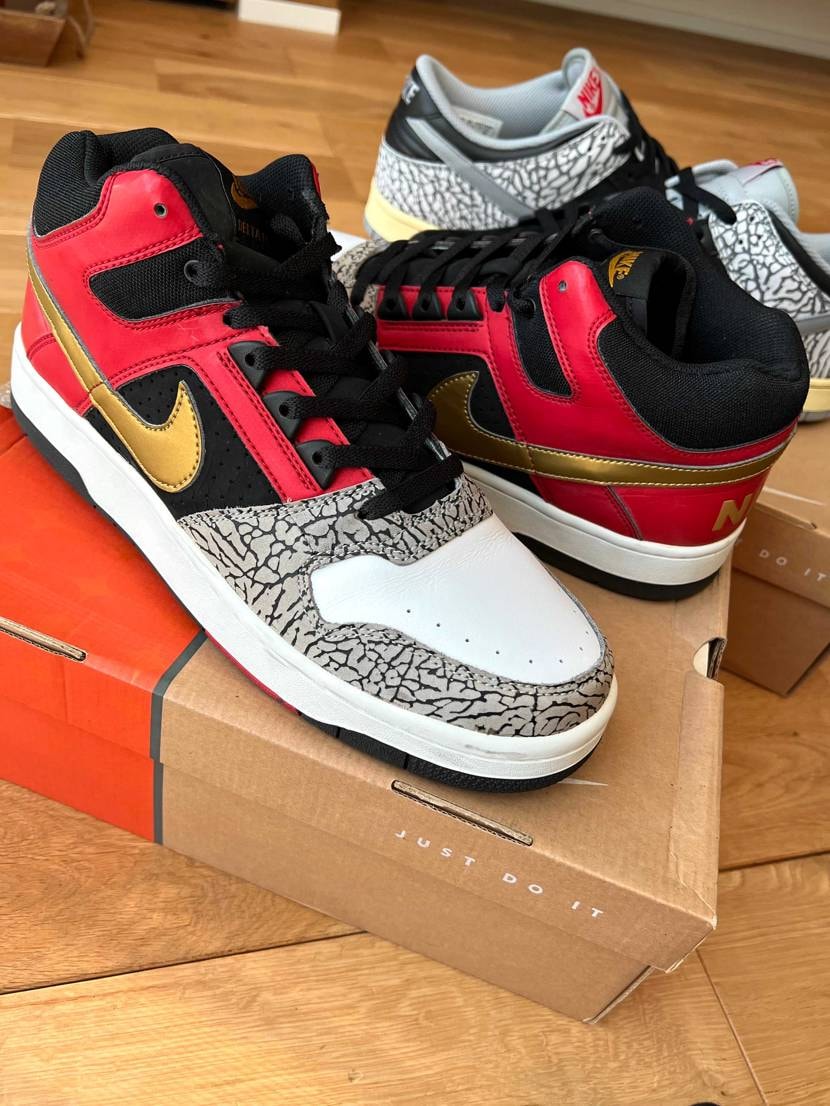 AJ1のセメントが外れたから、ジョーダン以外のセメント柄を引