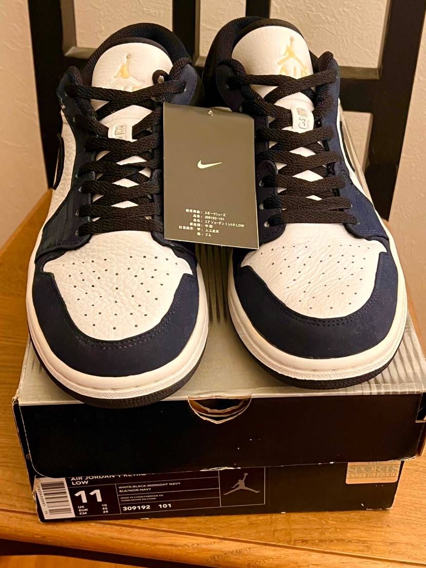 好きな一足
AJ1レトロ　ロー　ミッドナイトネイビー😄
シュータンのシルバー