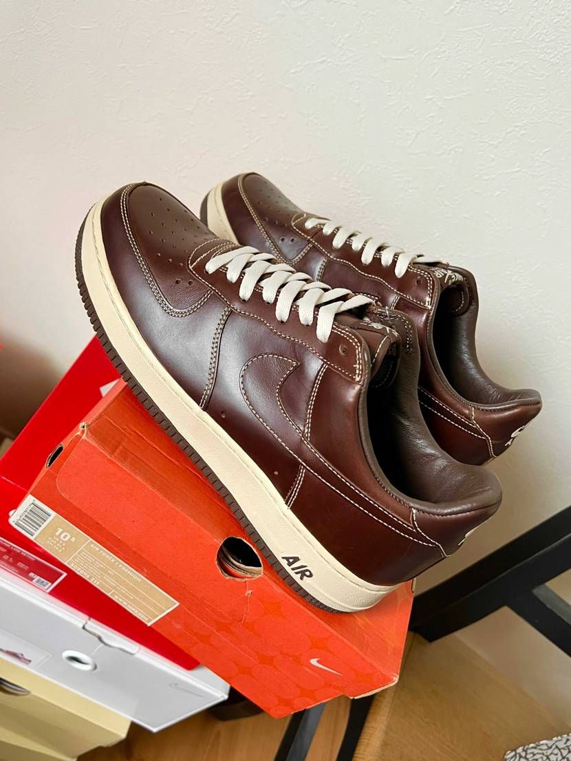 レアでも何でもないけど定期的に眺めたくなるAF1プレミアム！😆
履きたいけど…