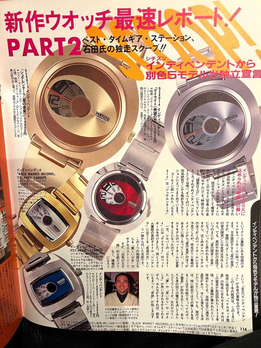 今日、引っ張り出した若い頃の雑誌たまらんw😆