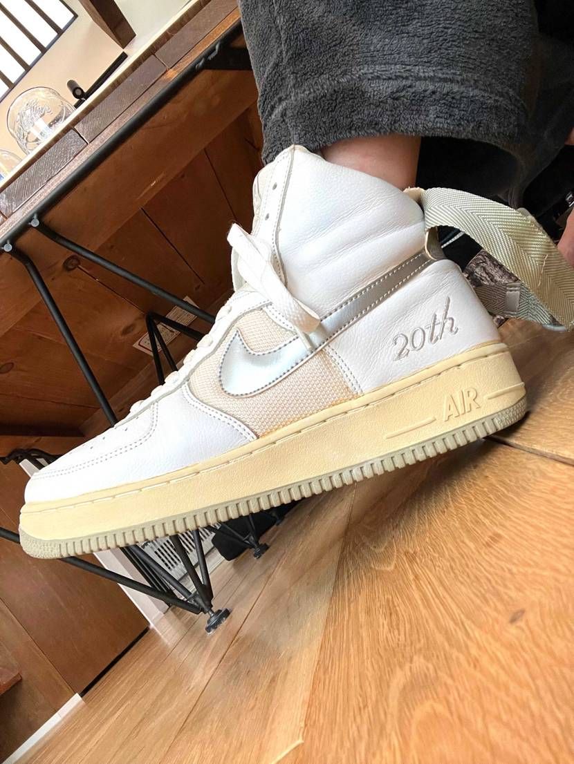 今日は20周年AF1😄
サイドメッシュのAF1は特別感ある