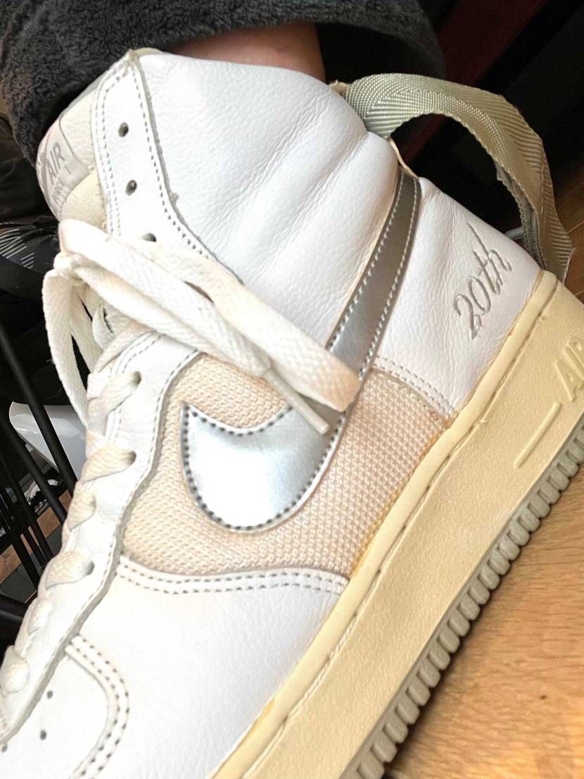 今日は20周年AF1😄
サイドメッシュのAF1は特別感ある