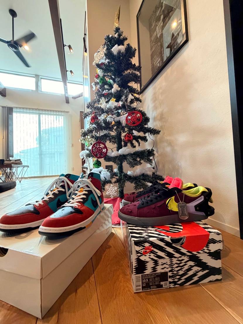 個人的にクリスマスっぽい2足😄