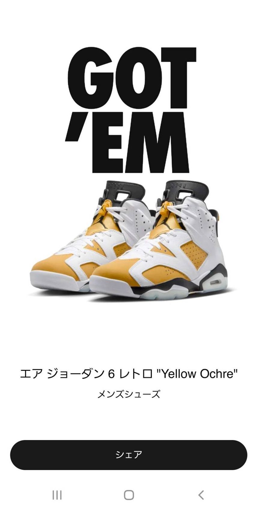 久しぶりのSNKRSでGOT'EM😀
楽しみ~✴️