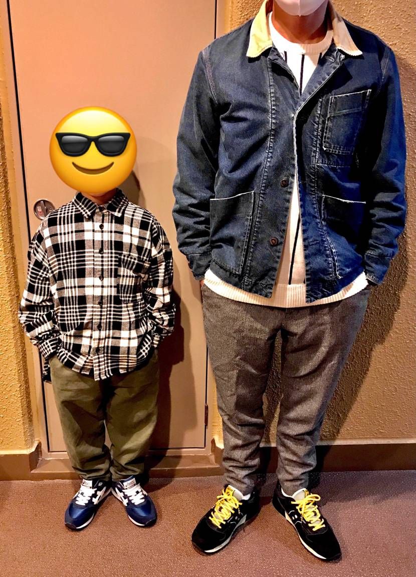 息子用にasicsのデッドストックを買いました✌️
普通のランニングシューズで