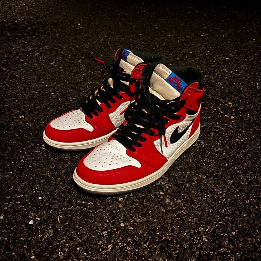 ずっと欲しかったスパイダーマンのAJ1買った
同期にいろい