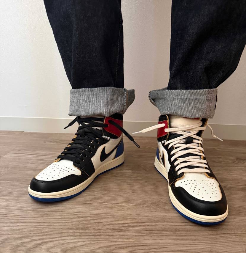 着画投稿です。
シューレースはいつもの伸びるやつ！
オートミールとブラックと