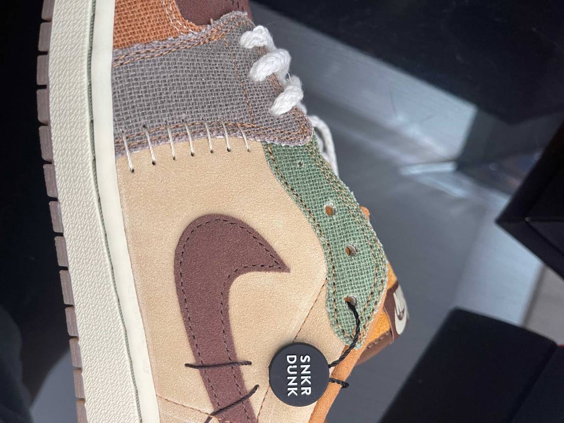 ザイオン ウィリアムソン ナイキ エアジョーダン1 ロー Og フラックス アンド オイルグリーン のコーデ 口コミ投稿 なかなかビビった ザ Byナンクル スニーカーダンク