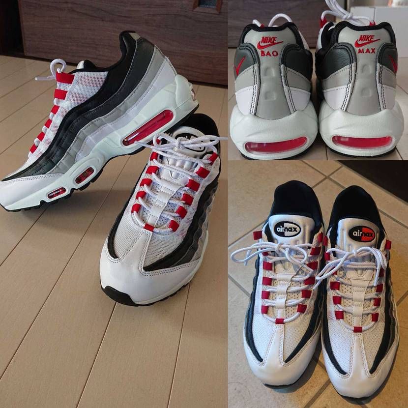 airmax95アンロックドByYou青春の赤グラデ🔥レザー