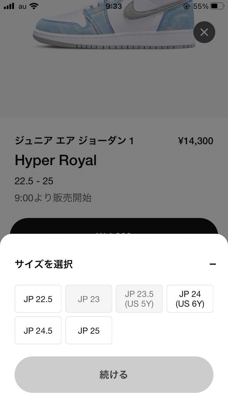 ここまでいけるのにエラーになるのは在庫なしってこと？