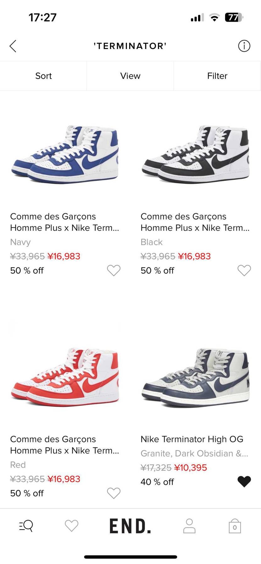 たまたま、遠藤さん覗いたら、めっちゃ安くなってました😲

terminato