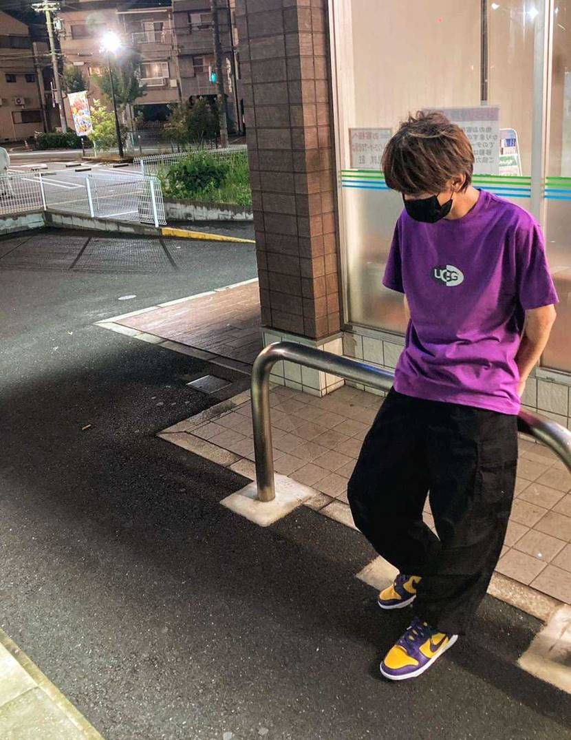 ビリーフォース🤍初履き
あ、追加の💛💜ダンク✨️