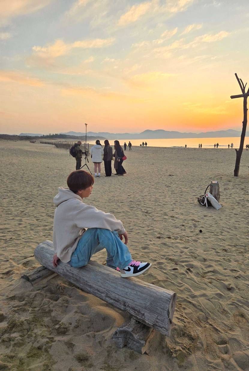 夕日🌇&AJ1ラテ👟🌊🌊