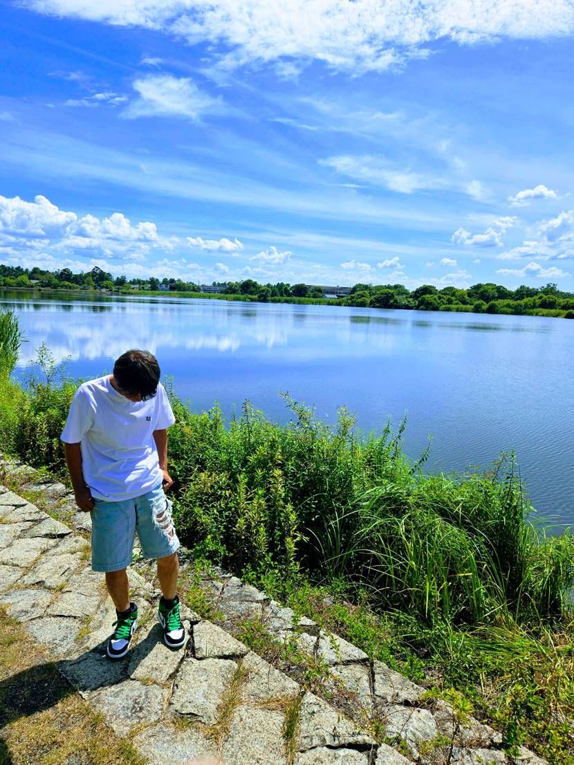 ヤッホィ🙋
AJ1ラッキーグリーンで琵琶湖🏖️
とにかく
