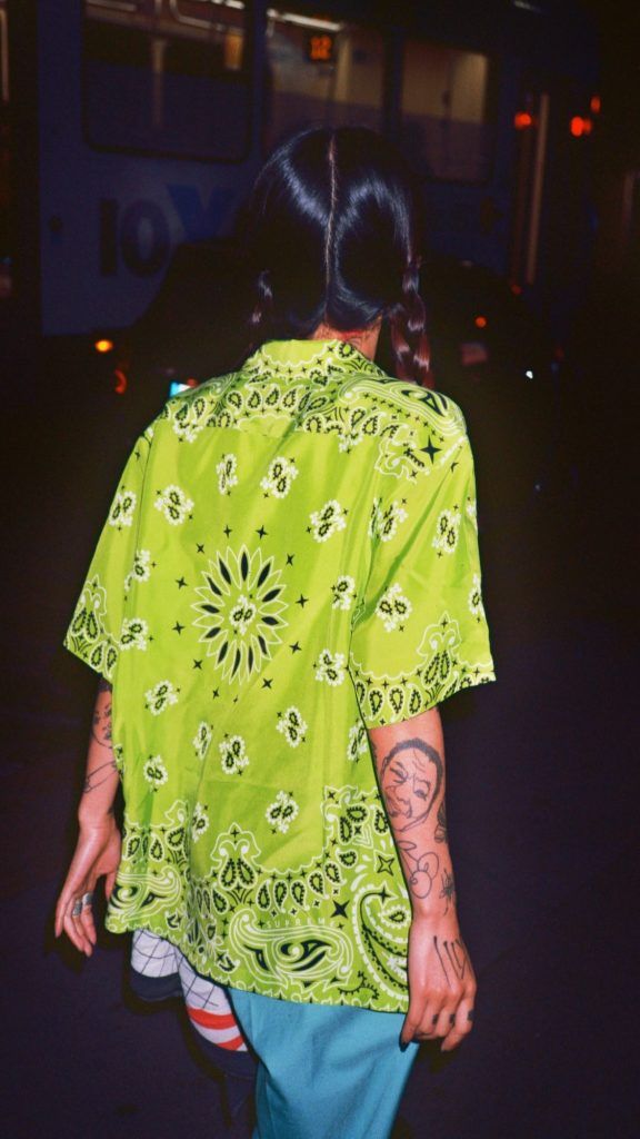 ギリやったけどティンバーアノラック&ダブルニー、バンダナシャ