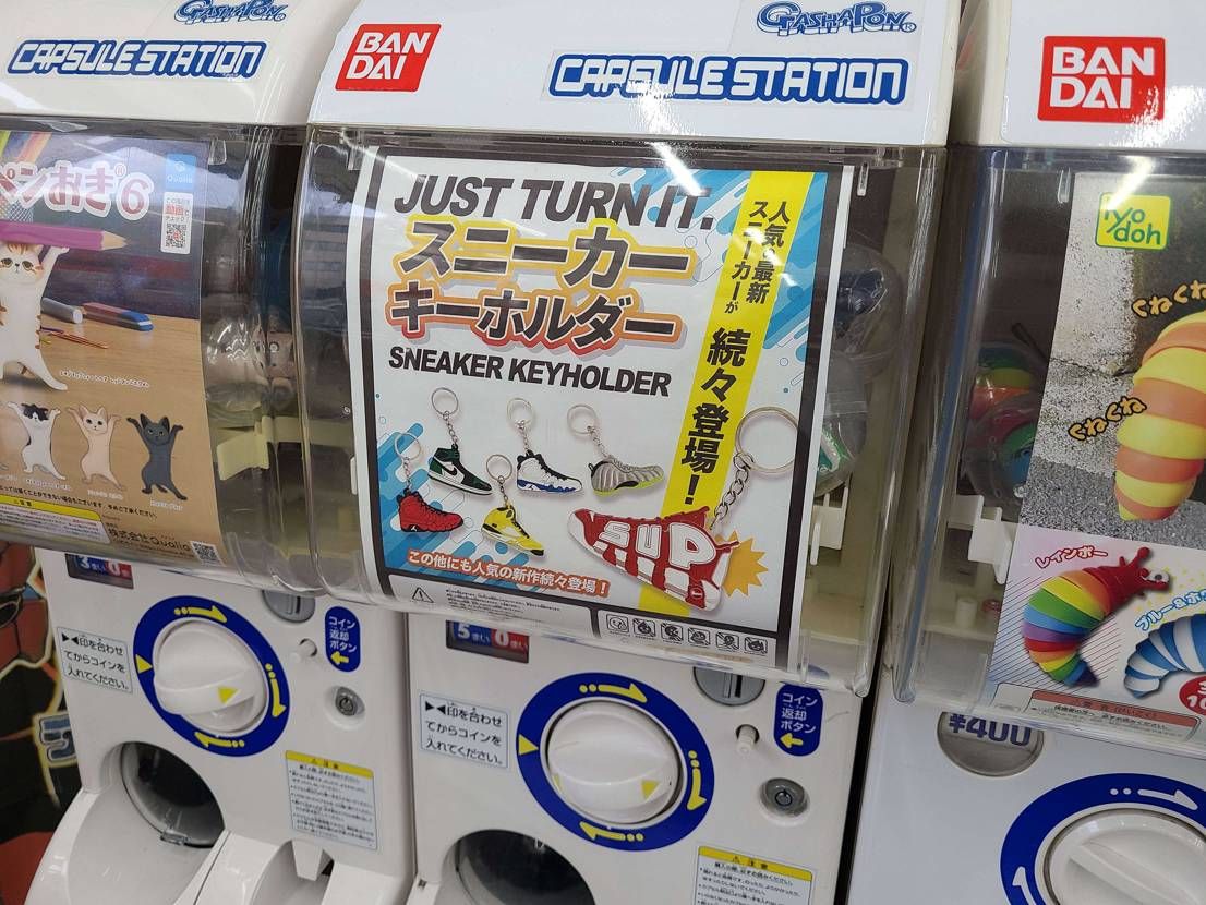 なんじゃこりゃって中覗いたら
あのペラペラのキーホルダーだった😂
500円は