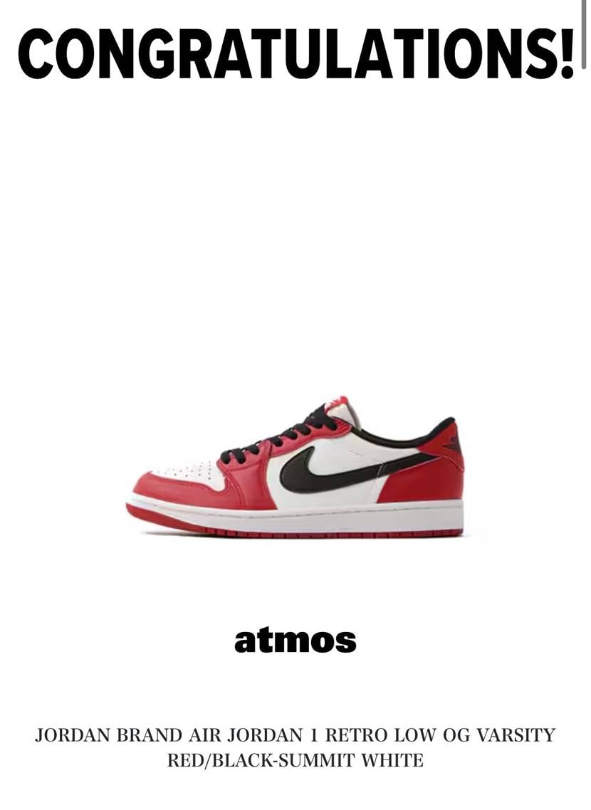 2枚抜きしたけど優しいから１つキャンセルした🫡
スニーカー好きに届け🕊️🕊️