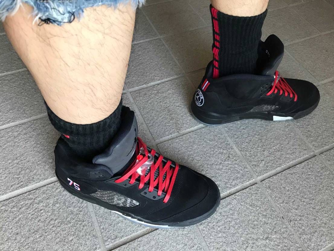 今日はJordan5×PSGで買い物(๑ ́ᄇ`๑)