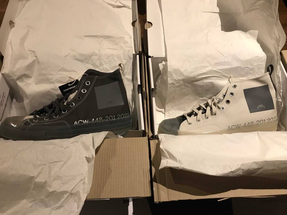 Chuck 70 HI x A-COLD-WALL
届きました。
なかなかカ