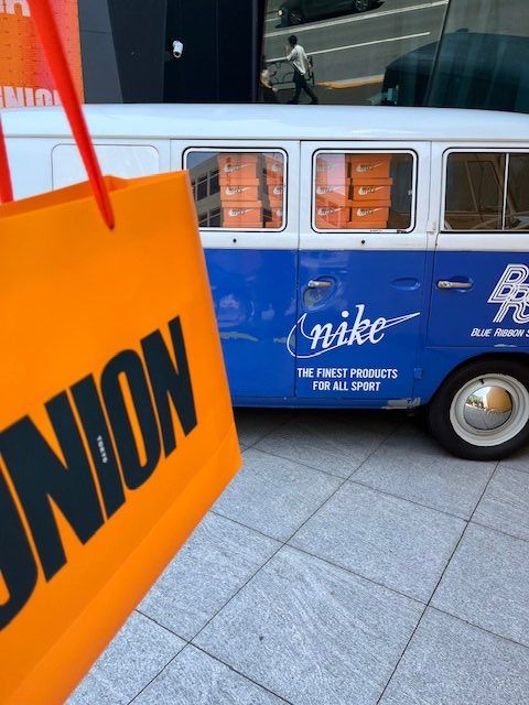 今日は原宿のunion running deptで
vaperfly4 pre