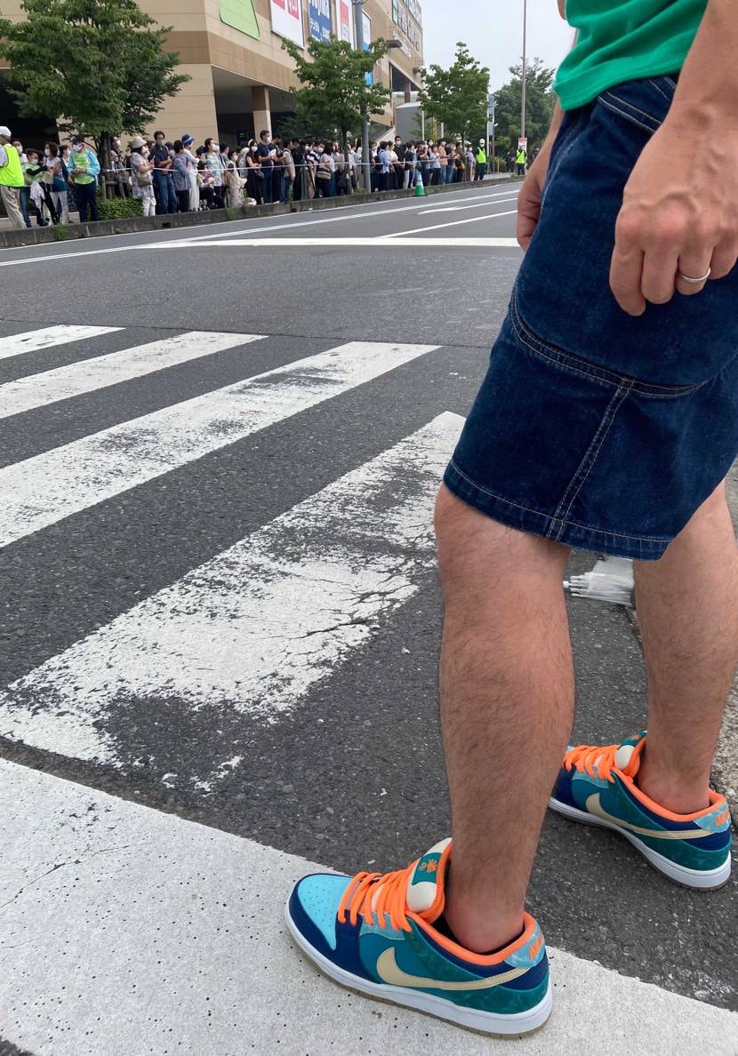 たまたまきた、ショッピングモールで聖火ランナー来るみたいです