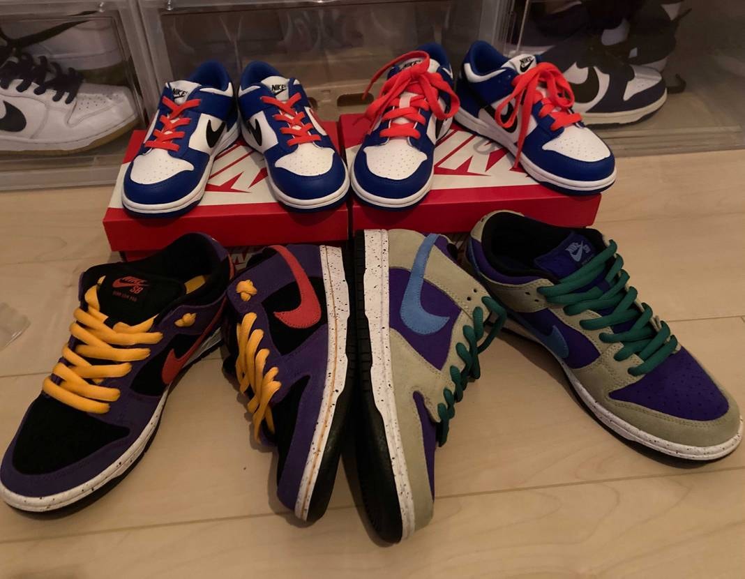 家族dunk始めました^ ^可愛いですねーちっちゃいdunkw