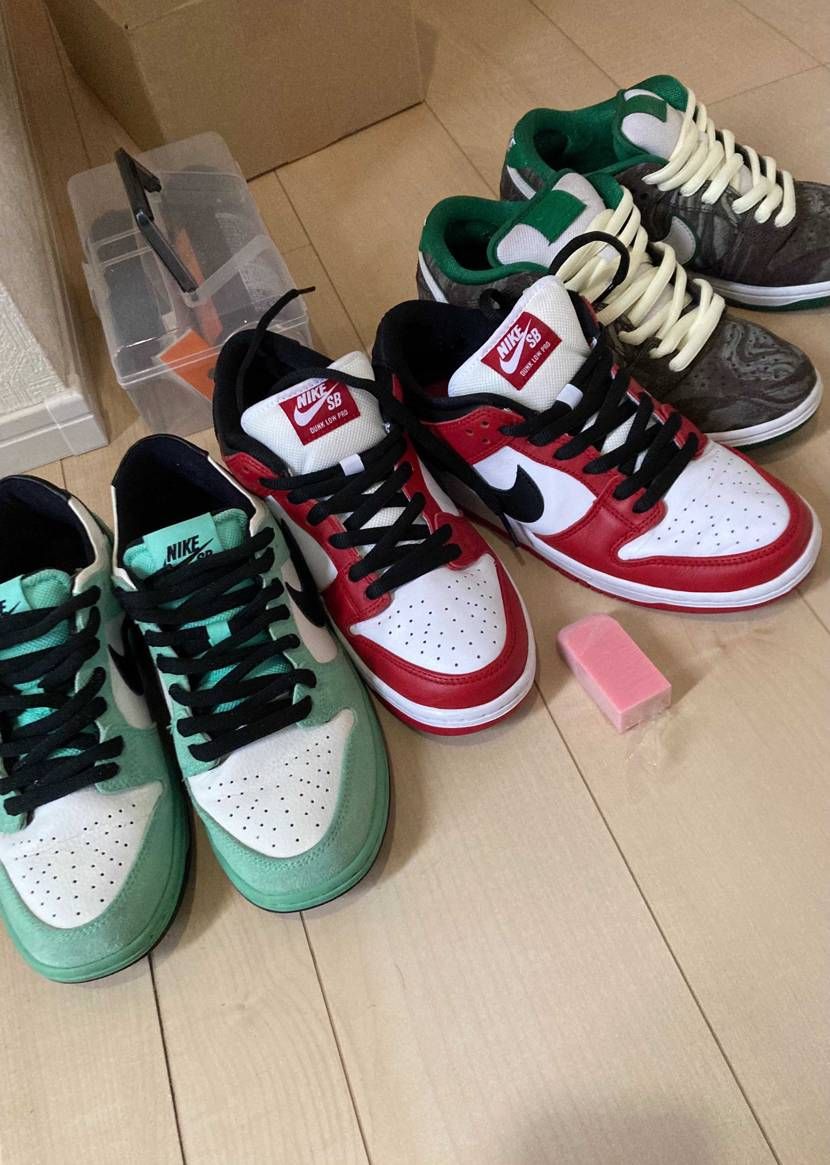 雨続きで全然履けないので、履く準備w😁