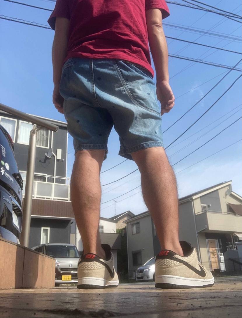 久しぶりに気持ちよく晴れたので☀️お気に入りのヘンプdunk