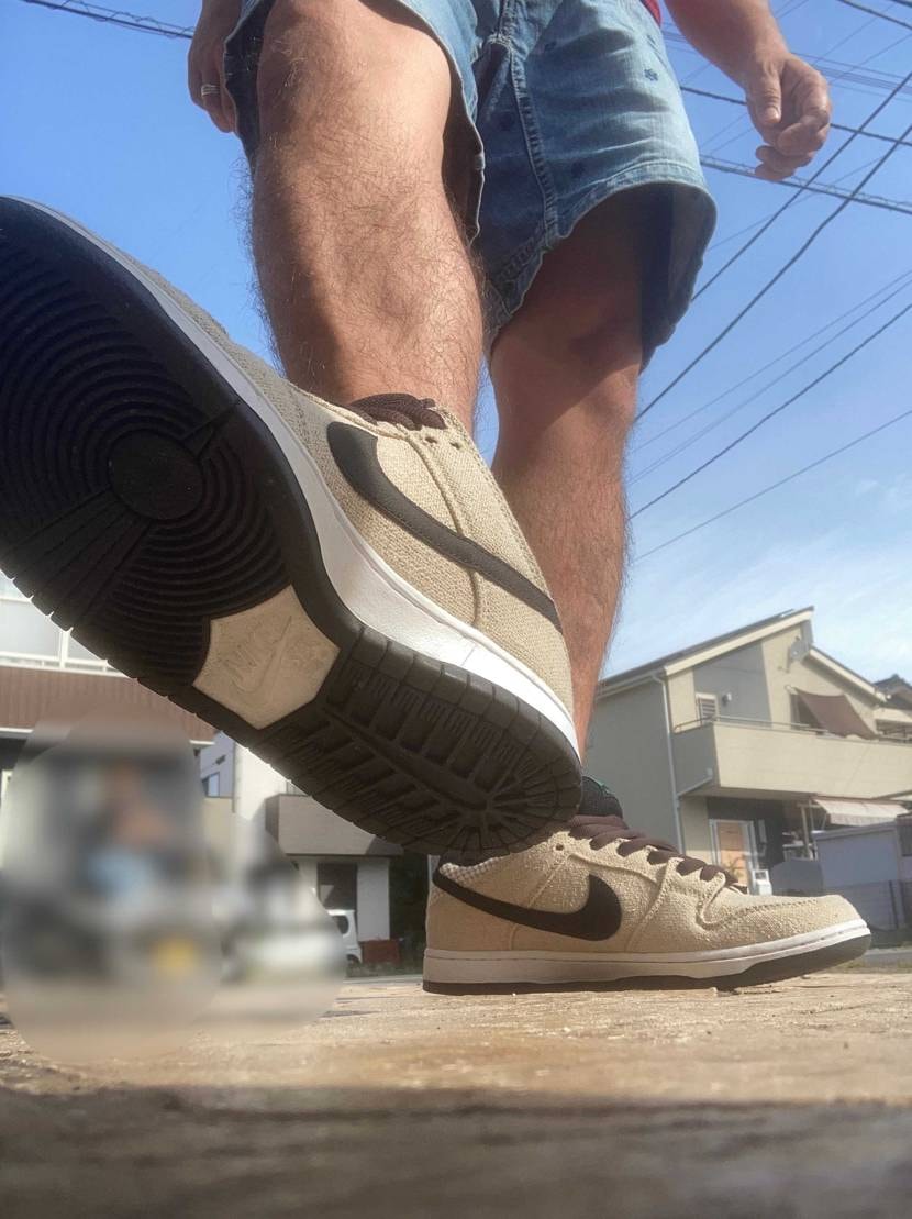 久しぶりに気持ちよく晴れたので☀️お気に入りのヘンプdunk