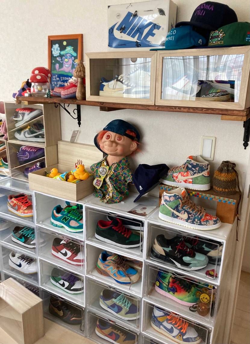 家にある木材で棚作ってみた😅おとなしくBOX買おうかな