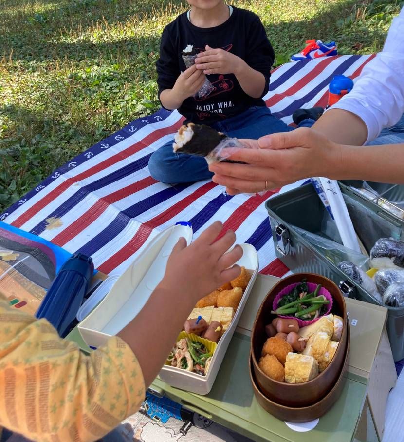 とりあえずお食事😊いい天気^ ^😆