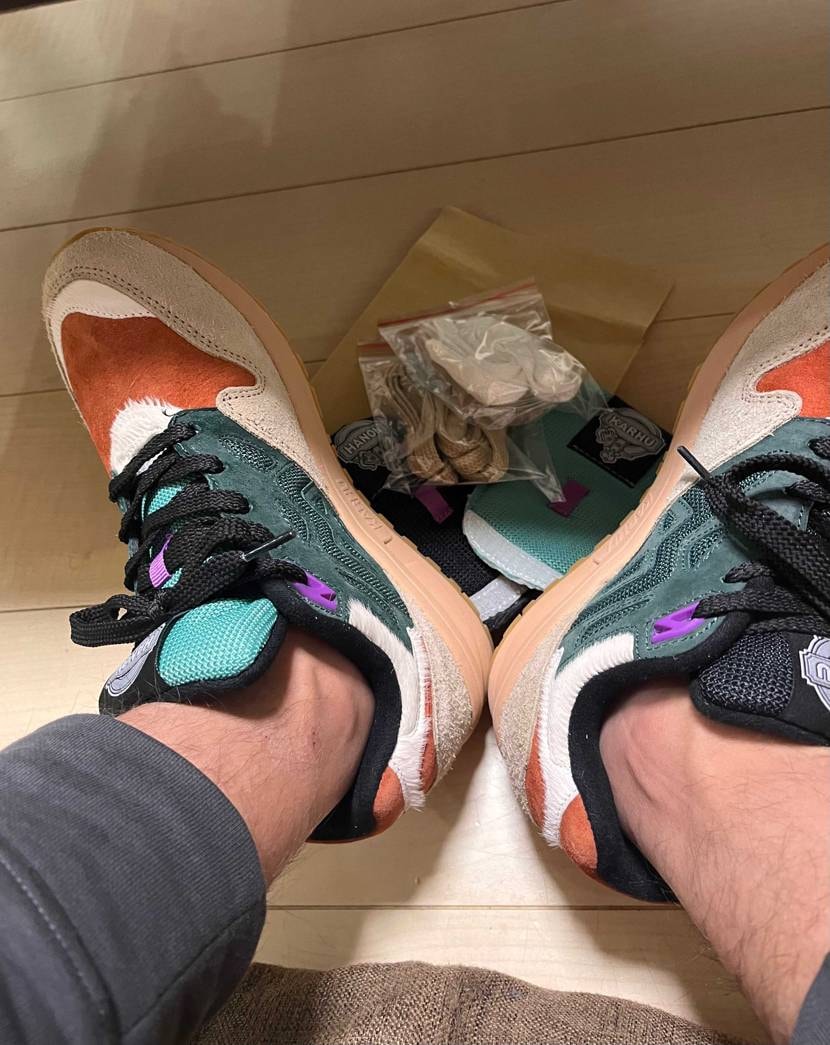こんばんは😆着弾しましたー👌初KARHU
どっかのメーカーさんも見習って欲しい
