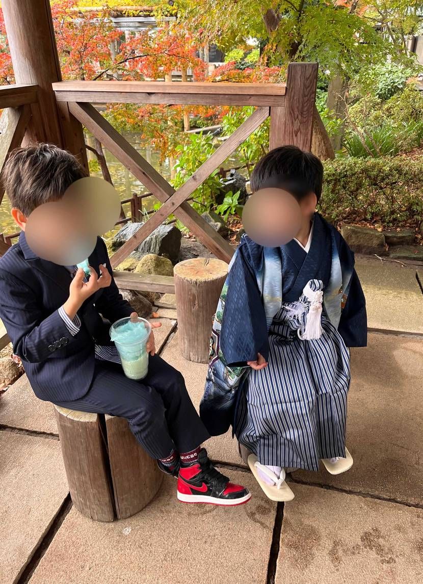 こんにちは😊今日は、次男の七五三👍撮影したらもらうために、神