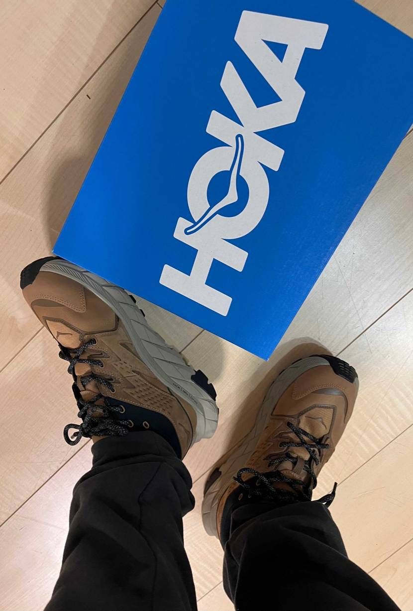 こんばんは😊今日は、HOKAが到着しましたので、めっちゃいい