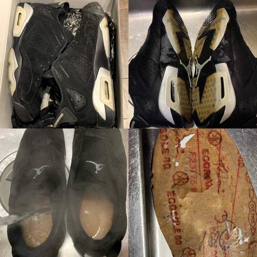 Air Jordan6Lowのソールをスワップ