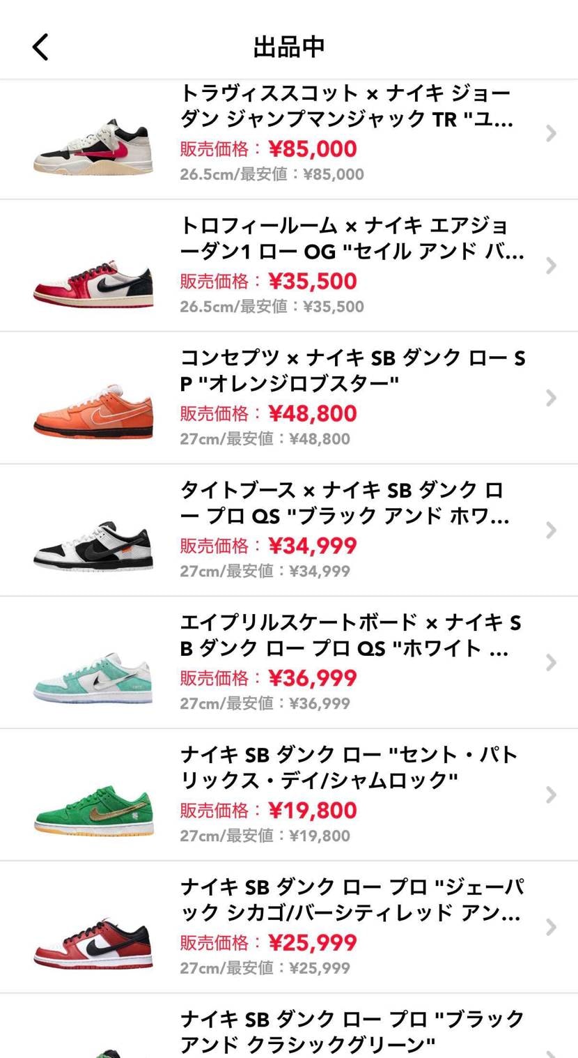 全て最安値で出品しております。
スニーカーケースに飾り大事に保管しておりました