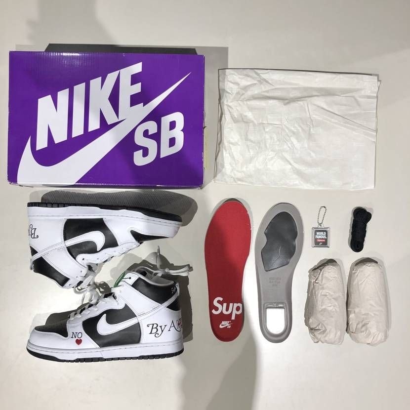 Supreme × Nike SB Dunk High By Any Means
