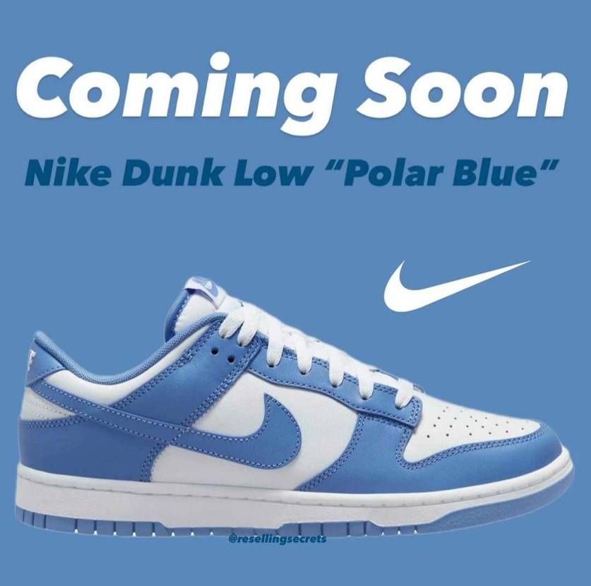ダンク新色カミングスーン☺️この色目さわやかでいいな☺️でも