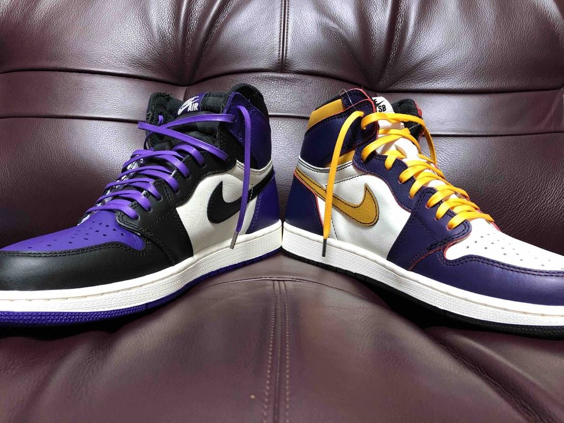 同じコートパープルでも色味がだいぶ違うなー