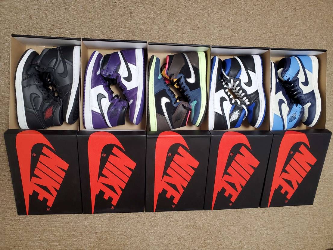 高1からスニーカーにハマり、AJ1のかっこよさに気づきもう沼ってしまいました、、