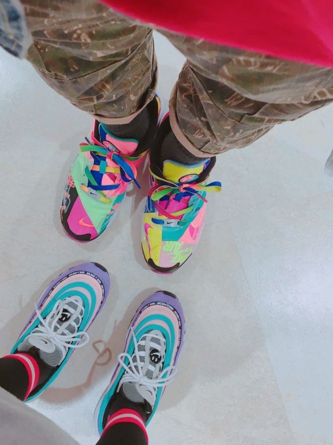 相方のHBDプレゼントのhave a nikeday AM97と一緒に🎵🎵�