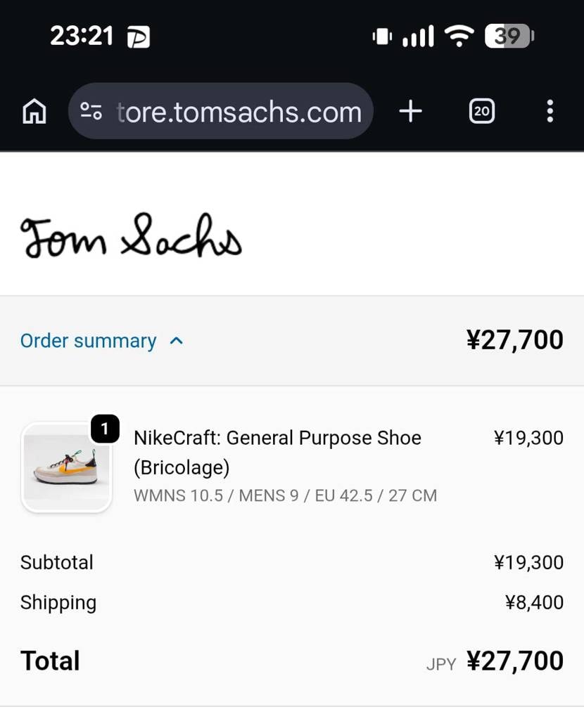 購入しましたが、送料8400円でした🙂‍↕️